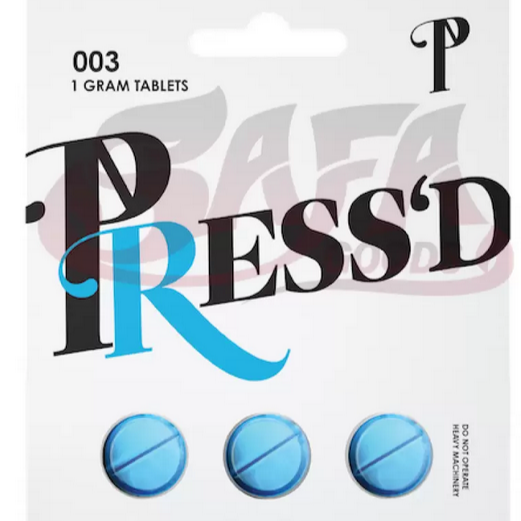 Press'd 7-Hydroxy Kratom Tablets, 3pk Blue