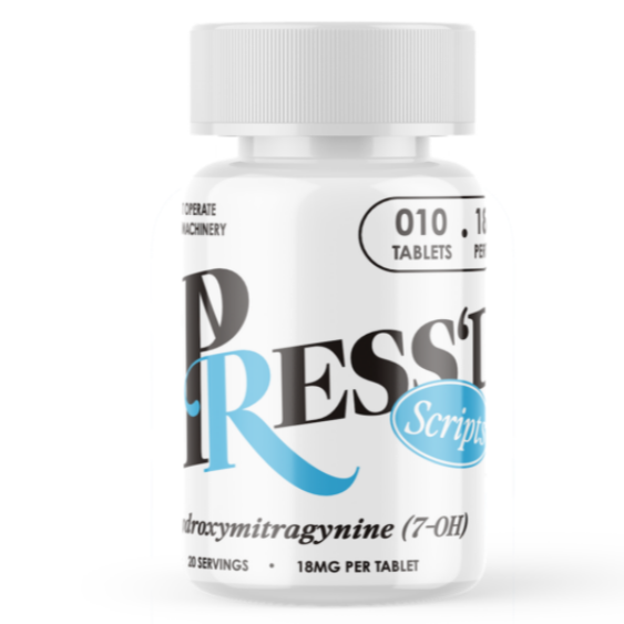 Press'd - Scripts 7-Hydroxy 18MG Tablets (10pc)