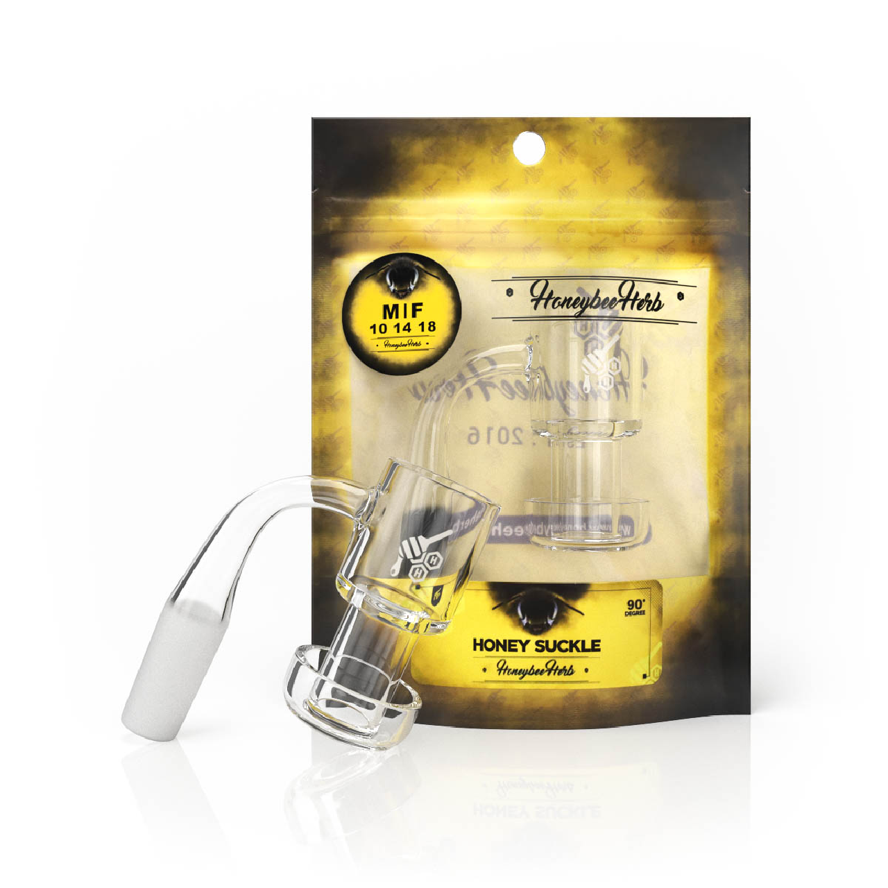 Honeysuckle Quartz Banger By Honeybee Herb