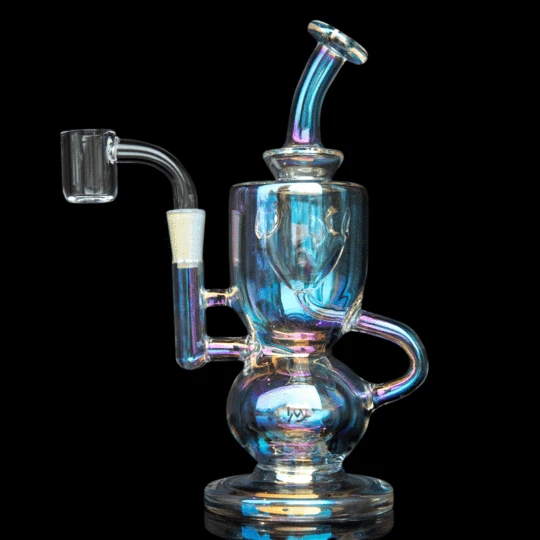 MJ Arsenal -Limited Edition Iridescent Titan Mini Rig - E Vapor Hut