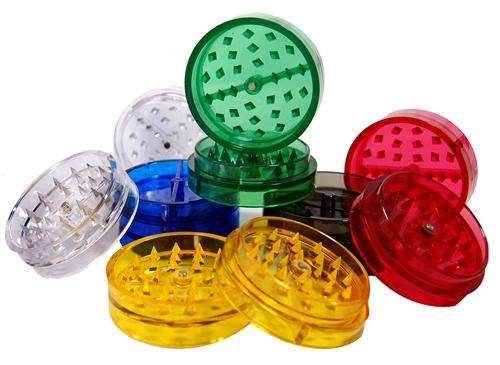Tobacco Grinder 2-Part Plastic - E Vapor Hut