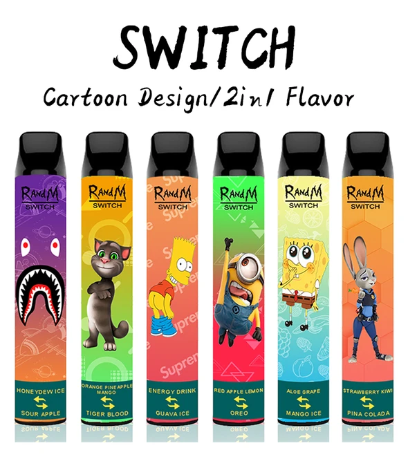 RandM Switch Cartoon Design 2400 Puffs (Authentic) - E Vapor Hut