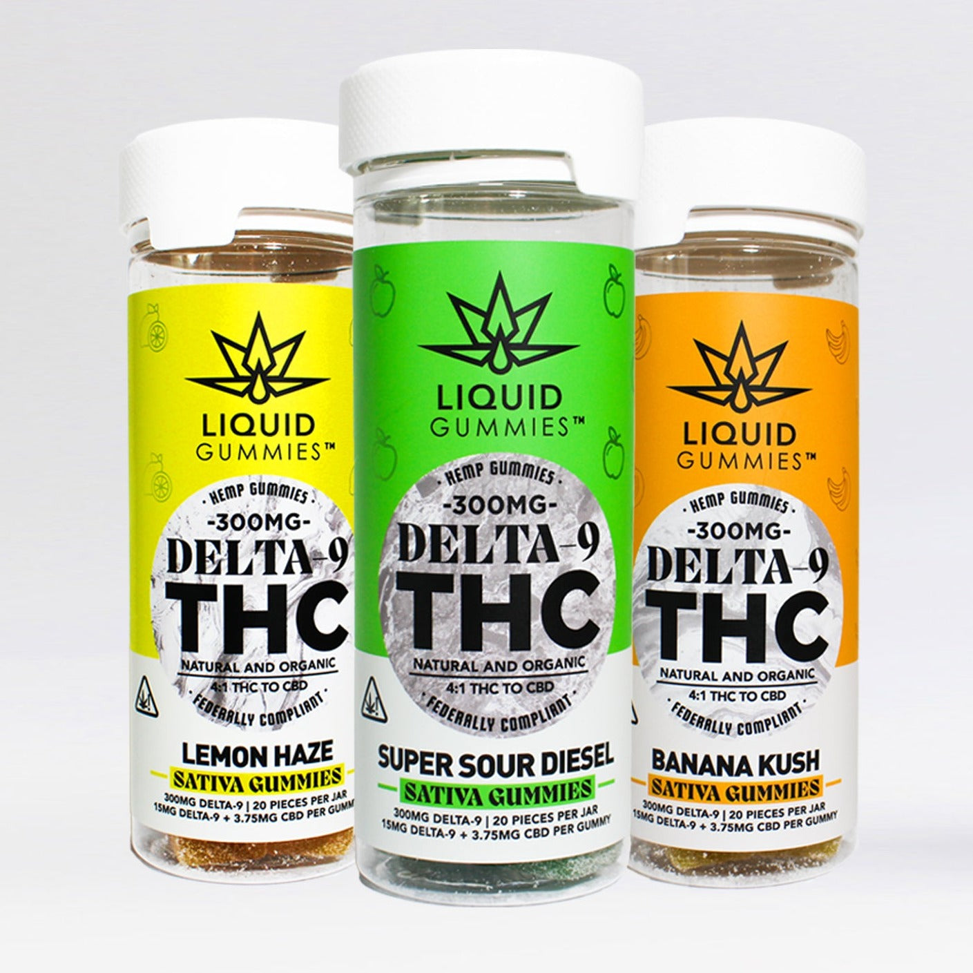 Delta-9 Gummy Pack 300mg (Liquid Gummies)