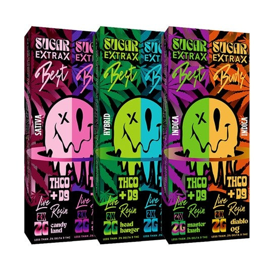 Sugar Extrax THC-O & D9 Live Resin 2g (1piece)