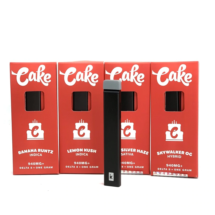 CAKE DELTA 8 DISPOSABLE DEVICE 940MG - 1CT - E Vapor Hut