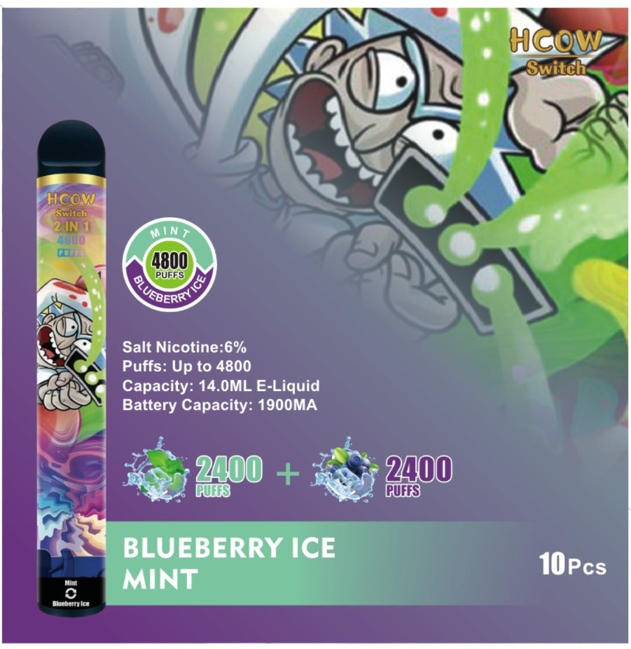 RandM Hcow Switch 2n1 Disposable (4800 Puffs) - E Vapor Hut
