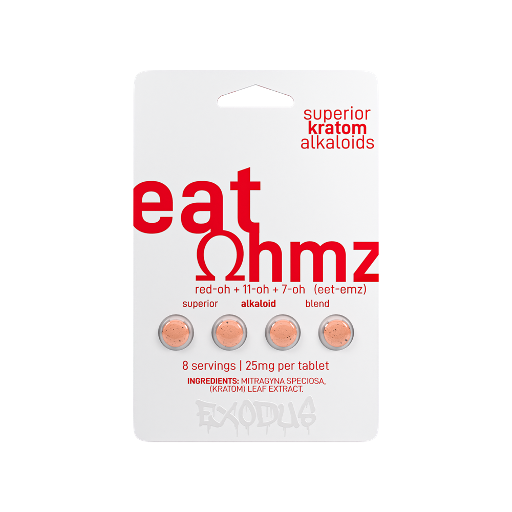 Exodus Eat Ohmz 7-Hydroxy Blend Tablets, 100mg