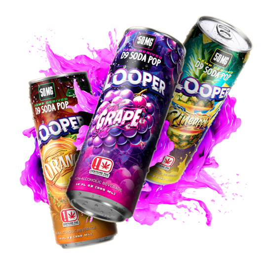 Looper Hemp Derived D9 Soda Pop 50mg