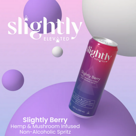 Slightly Elevated Hemp and Mushroom Infused Spritz