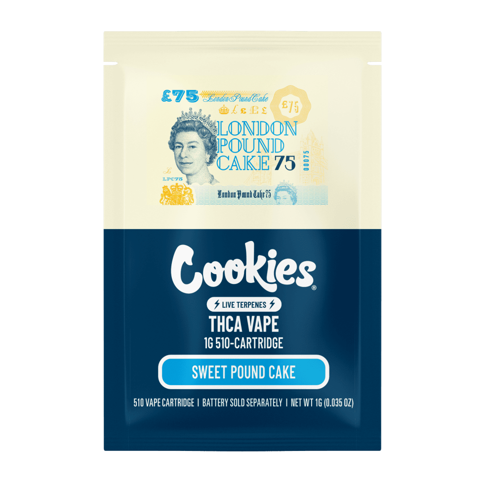 Cookies Brand ThcA 1g Cart - London Pound Cake