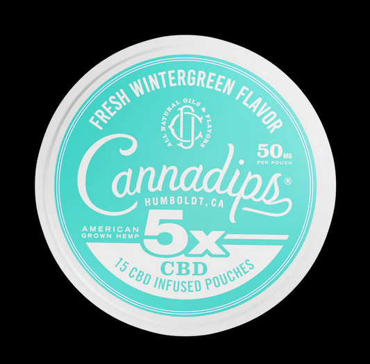 Cannadips 5X CBD Pouches