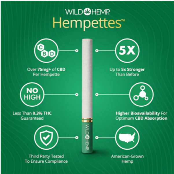 Wild Hemp CBD Hempettes