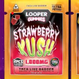 Looper 2pc Gummies 1000mg- Strawberry Kush