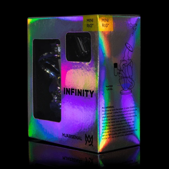 MJ Arsenal -Limited Edition Iridescent Infinity Mini Rig - E Vapor Hut