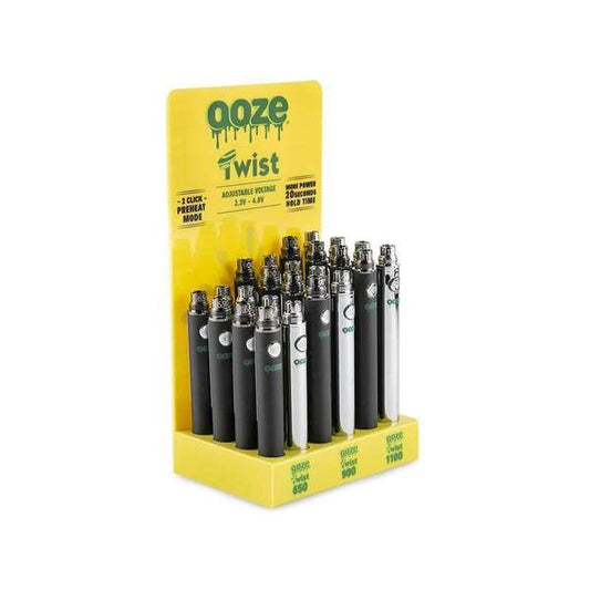 Ooze Twist Batteries - E Vapor Hut