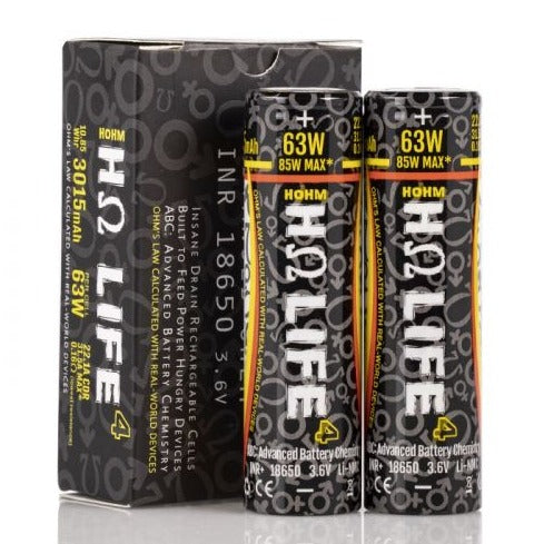 Hohm Life 4 18650 battery (1pc - E Vapor Hut