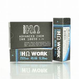 Hohm Work 18650 battery (1pc - E Vapor Hut